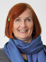 Das Bild zeigt eine Portraitaufnahme von Inge Olivia Wacker